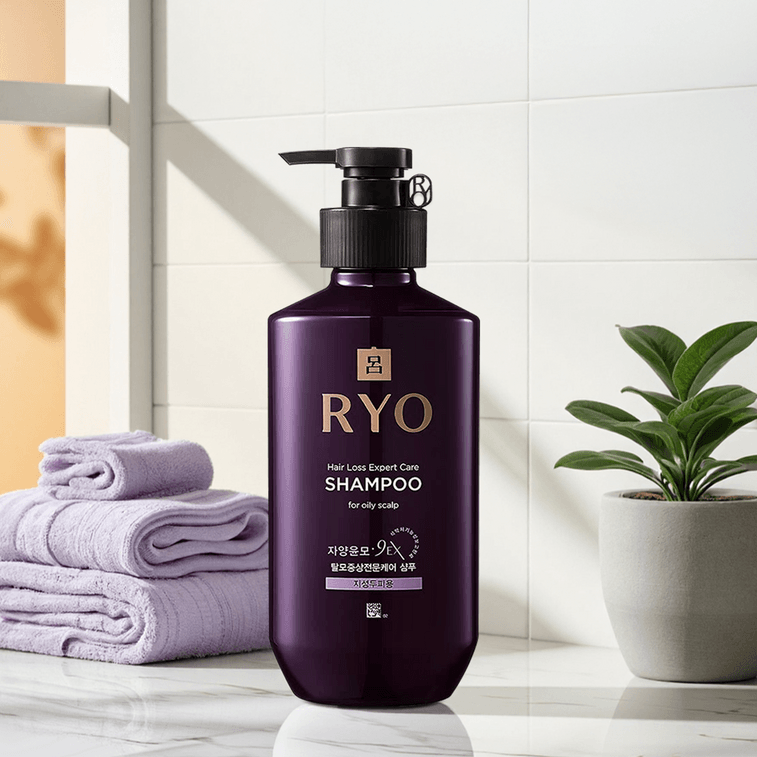 韓國RYO呂 紫色滋養韌發密集滋養洗髮精 紫呂 400ml*2 適合油性髮質