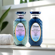 日本DIANE黛絲恩 緻美夜間修護洗護套裝 洗髮水450ml + 護髮素450ml