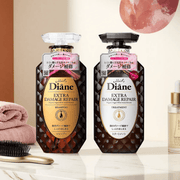 日本MOIST DIANE黛絲恩 緻美系列 奢華角蛋白損傷修護 摩洛哥堅果精油洗髮精 無矽油氨基酸洗髮精 燙染修護 固色護色 450ml