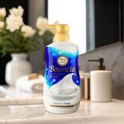 日本COW牛乳石鹼共進社 BOUNCIA 濃密泡沫沐浴乳 美膚沐浴露 牛奶花香 480ml