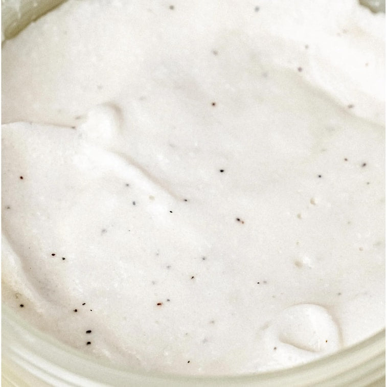 半畝花田 冰淇淋絲滑香氛磨砂膏 果酸去角質保濕滋潤沐浴露 庭院茉莉 250g