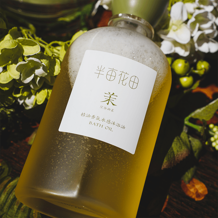 半畝花田 香氛水感沐浴油 精油滋潤氨基酸沐浴露 溫和清潔 持久留香 可卸防曬霜 空穀雨茉莉 400g