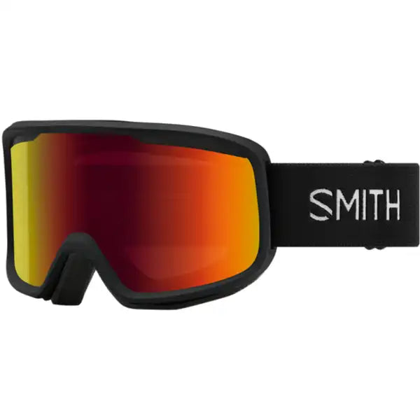 Smith Sport Optics Frontier 低鼻樑款，黑色 + 紅色 Sol-X 鏡面，均碼