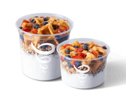 希臘優格草莓藍莓華夫餅碗