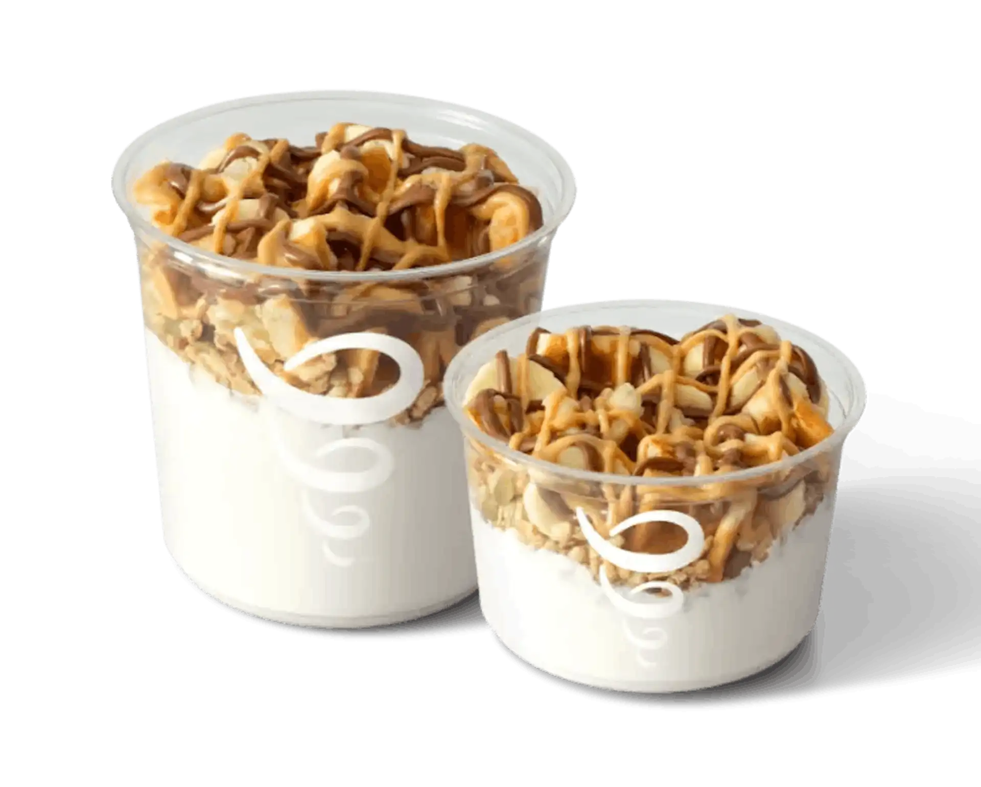 希臘優格花生醬香蕉+Nutella®華夫餅碗