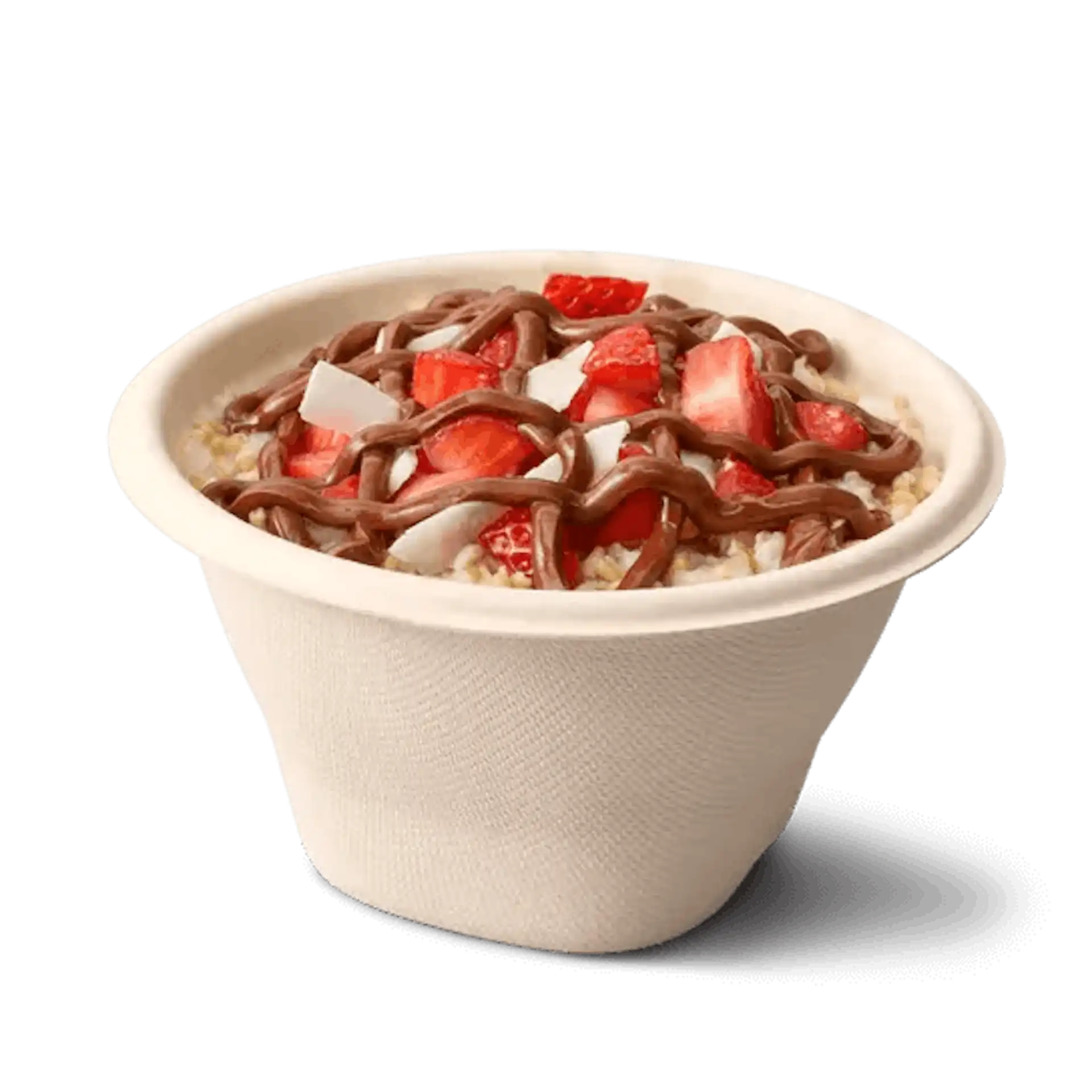 草莓+nutella®和椰子燕麥片