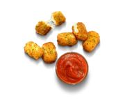 12 塊馬蘇里拉起司和香草小塊 + 番茄醬