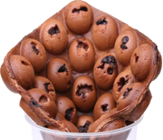 Chocolate Chip Egg Waffle / 双浓巧克力鸡蛋仔