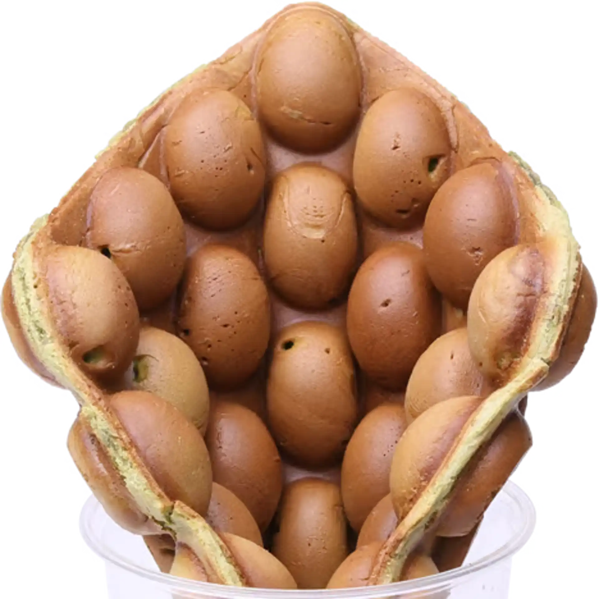 Matcha Egg Waffle / 抹茶鸡蛋仔