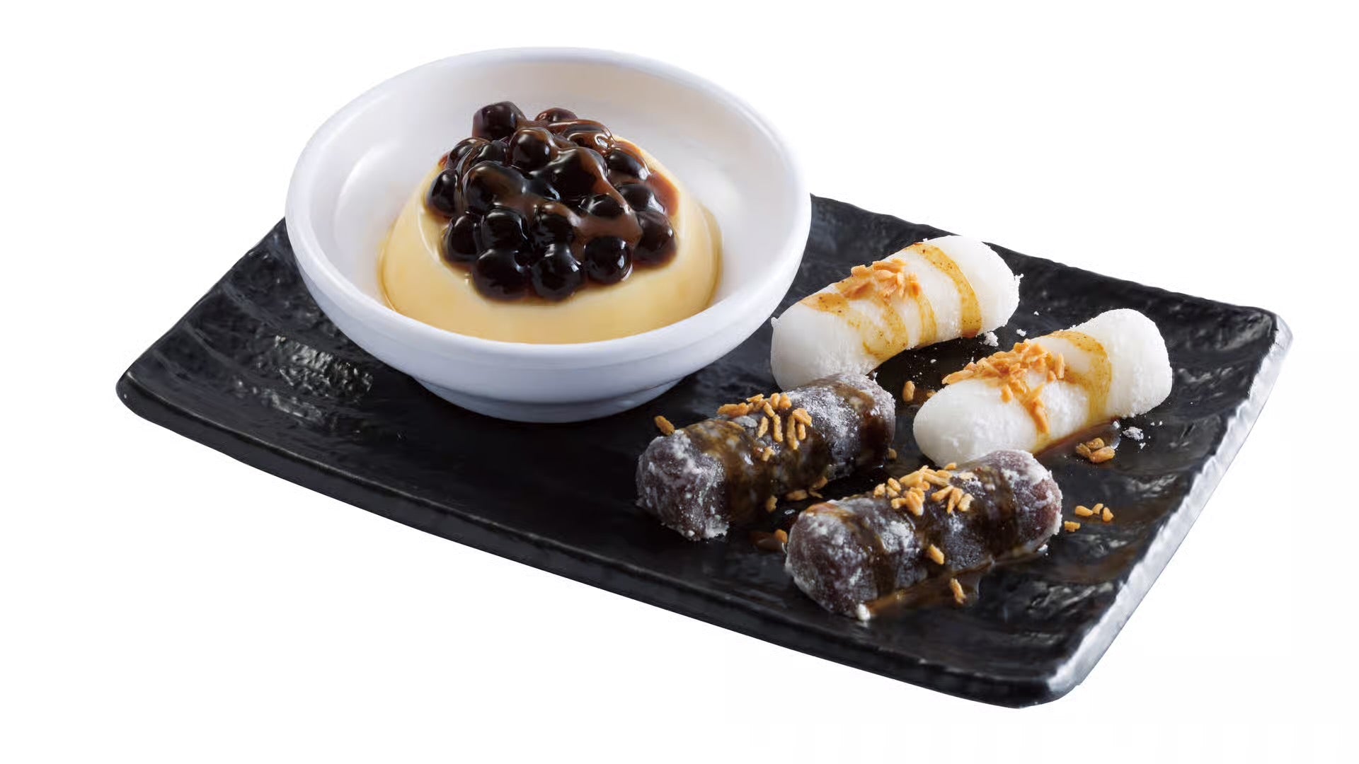 Q Mochi & Caramel Pudding Combo Q / 麻糬焦糖布丁拼盤