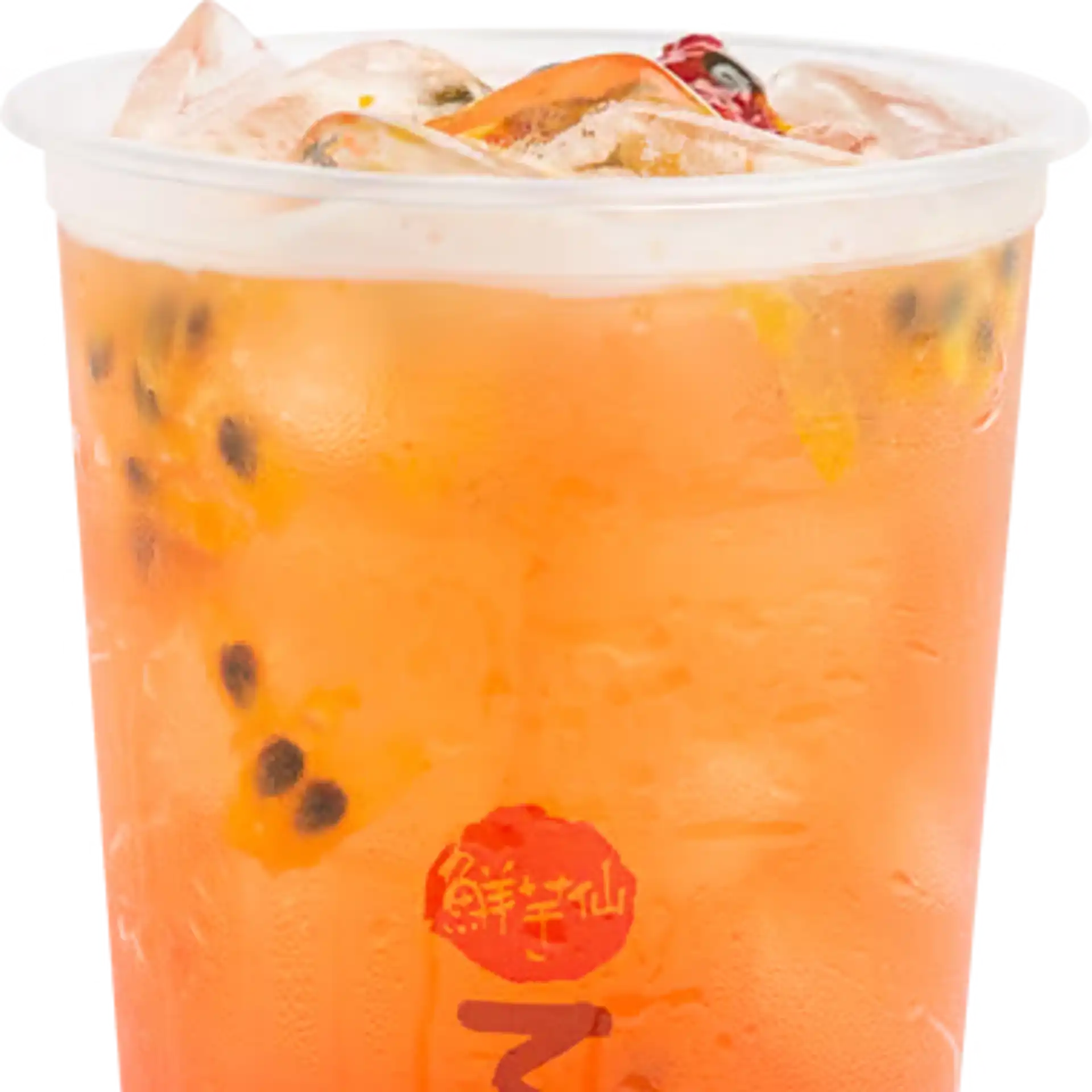 Strawberry Passion Fruit Green Tea / 草莓百香绿茶