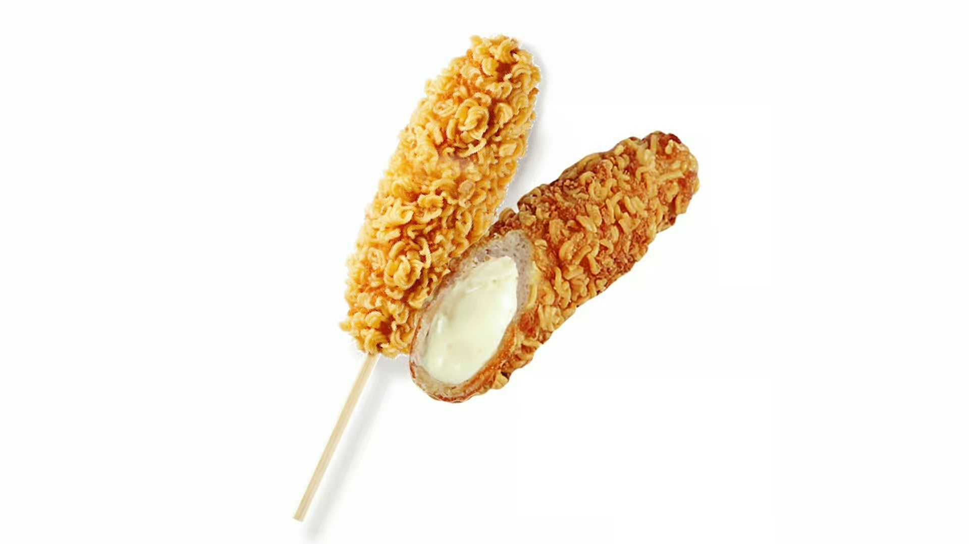 Crispy Ramen Mozzarella