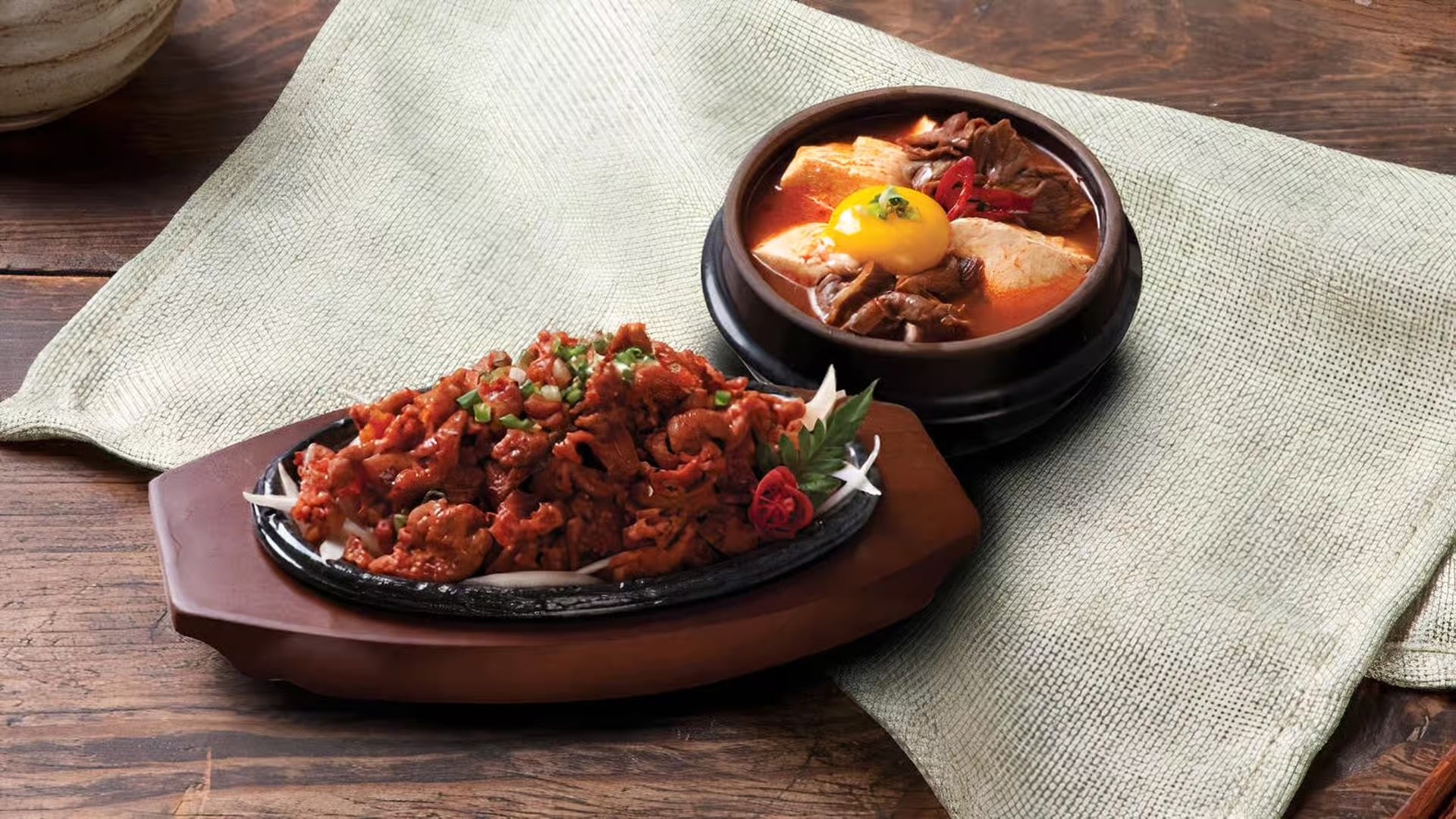 辣豬肉烤肉組合