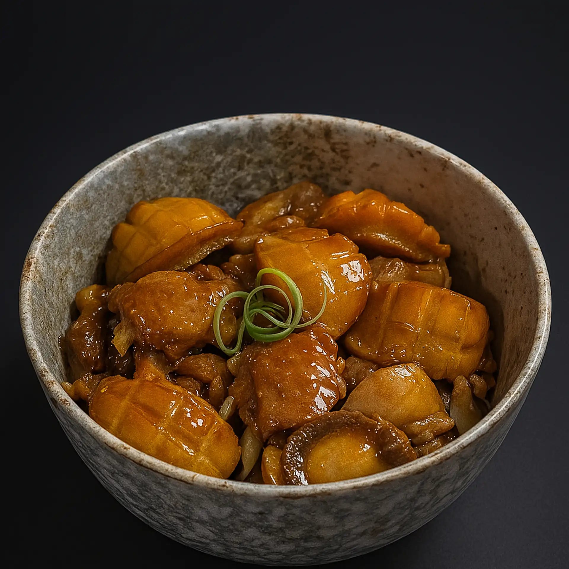 鸡中翅焖烧鲍鱼饭