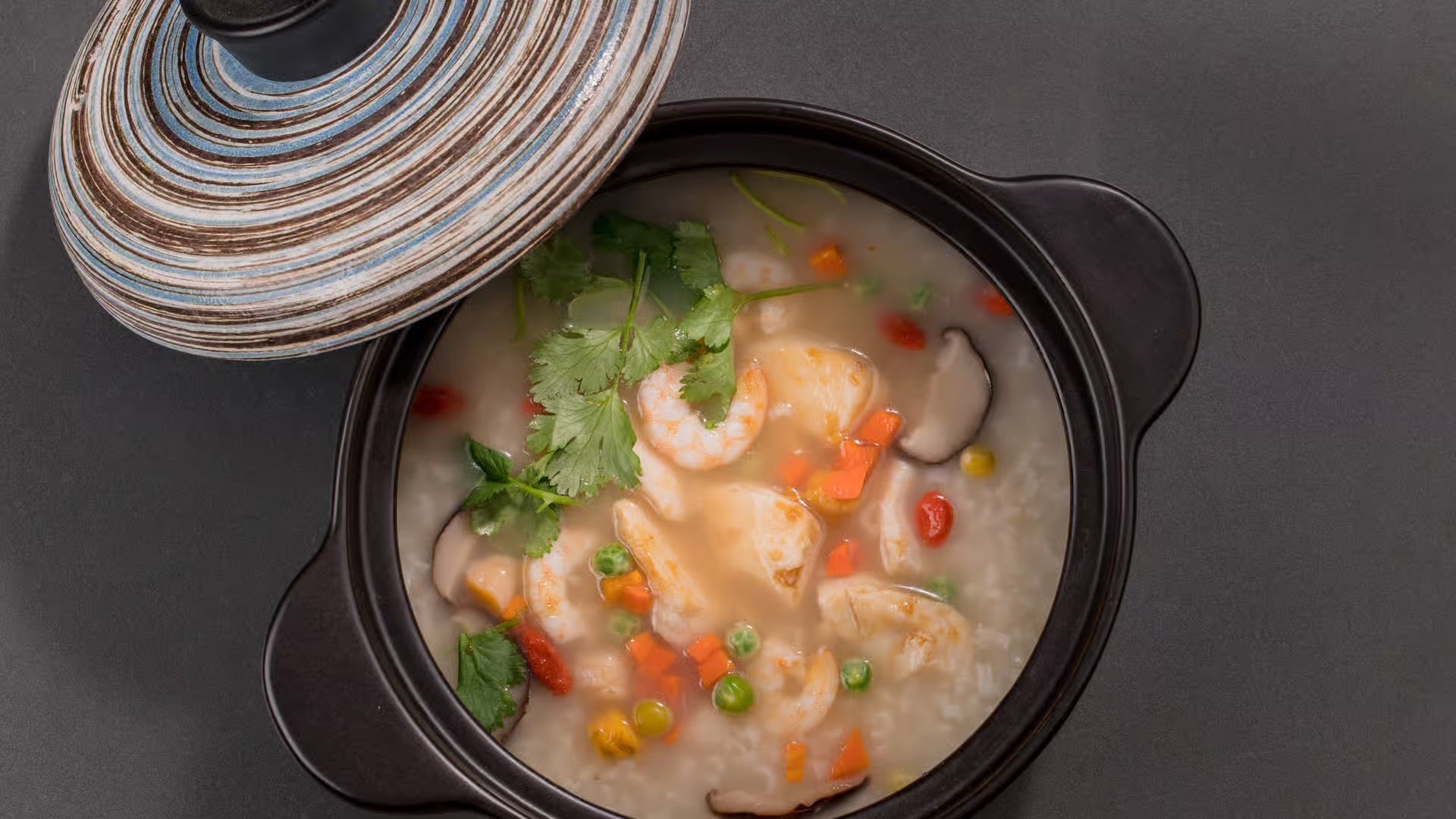 慢火高汤海鲜汤饭