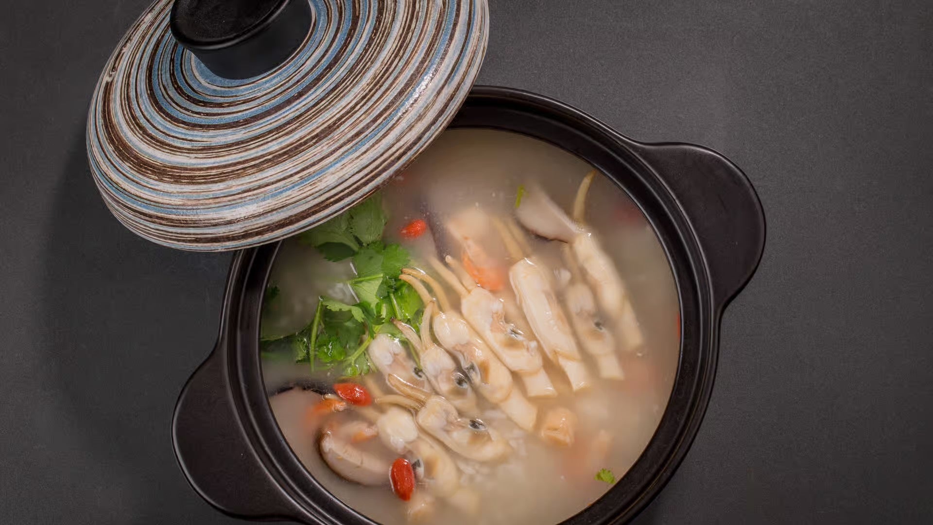 慢火高汤蛏子汤饭