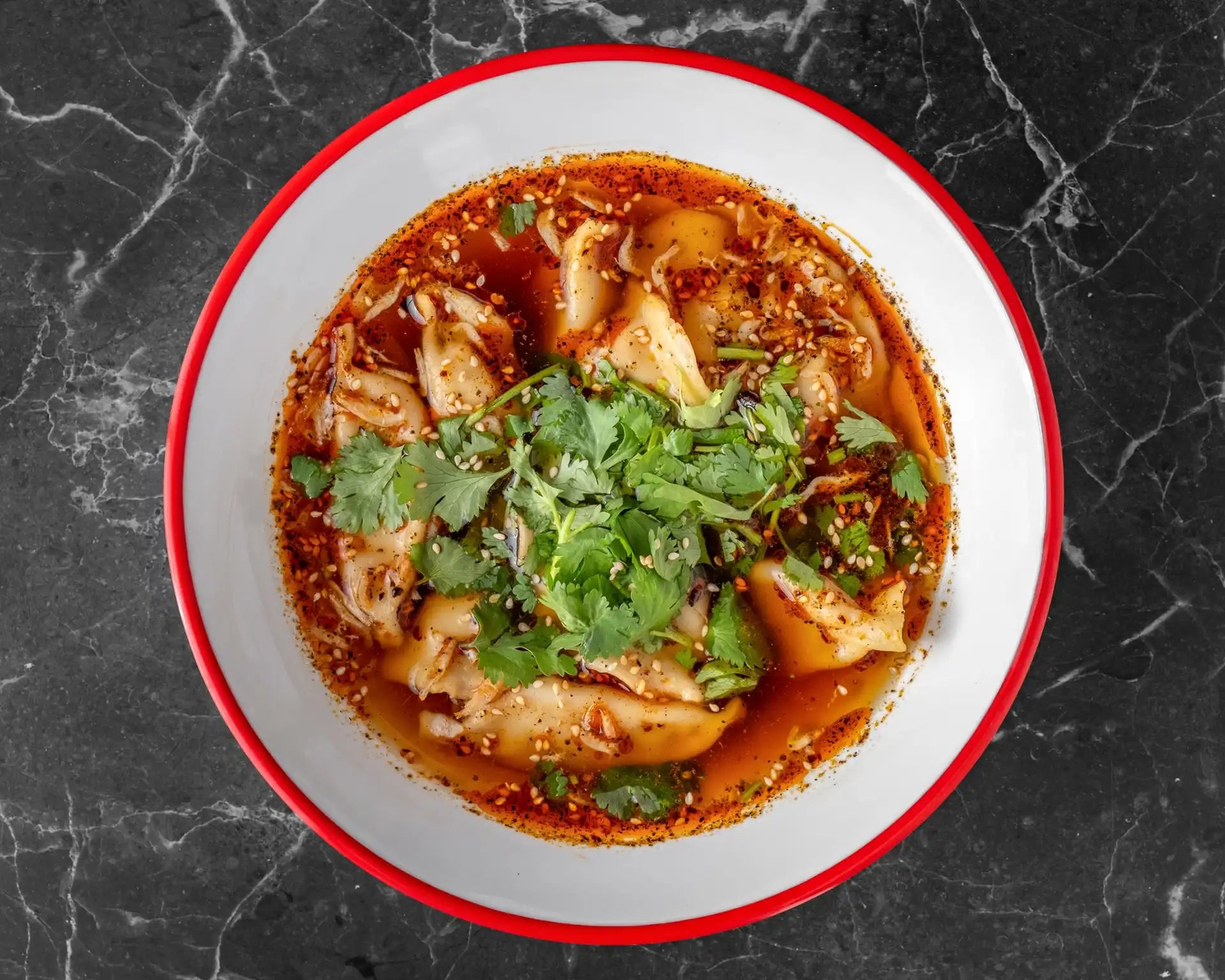 酸汤水饺（猪肉白菜）