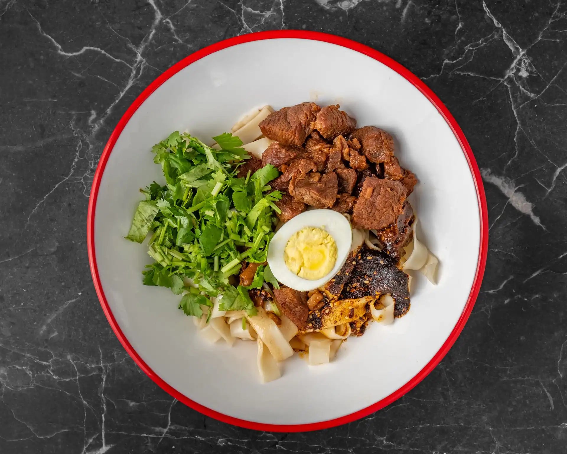 马虎牛肉干拌面