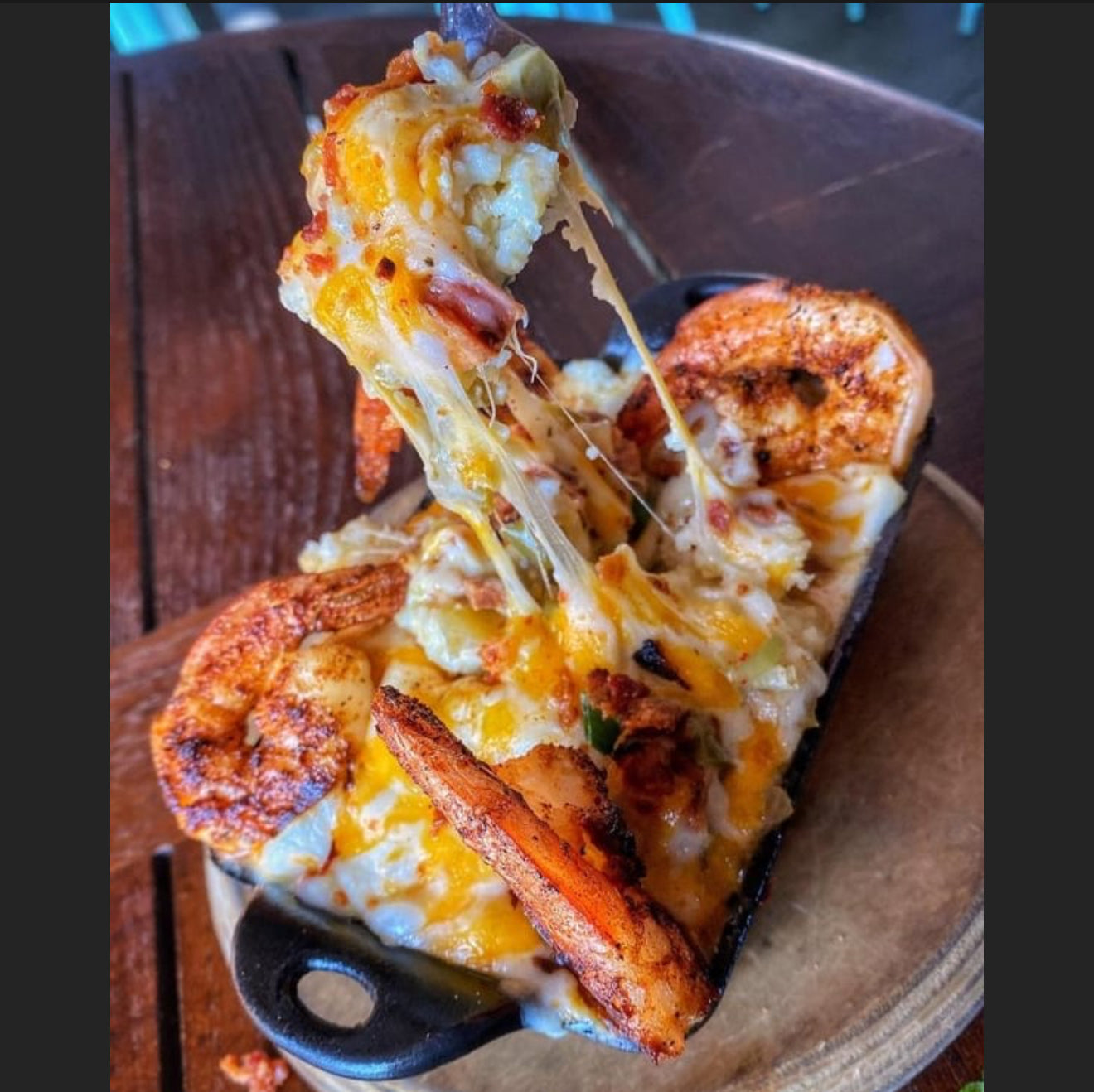 芝士蝦和粗玉米粉