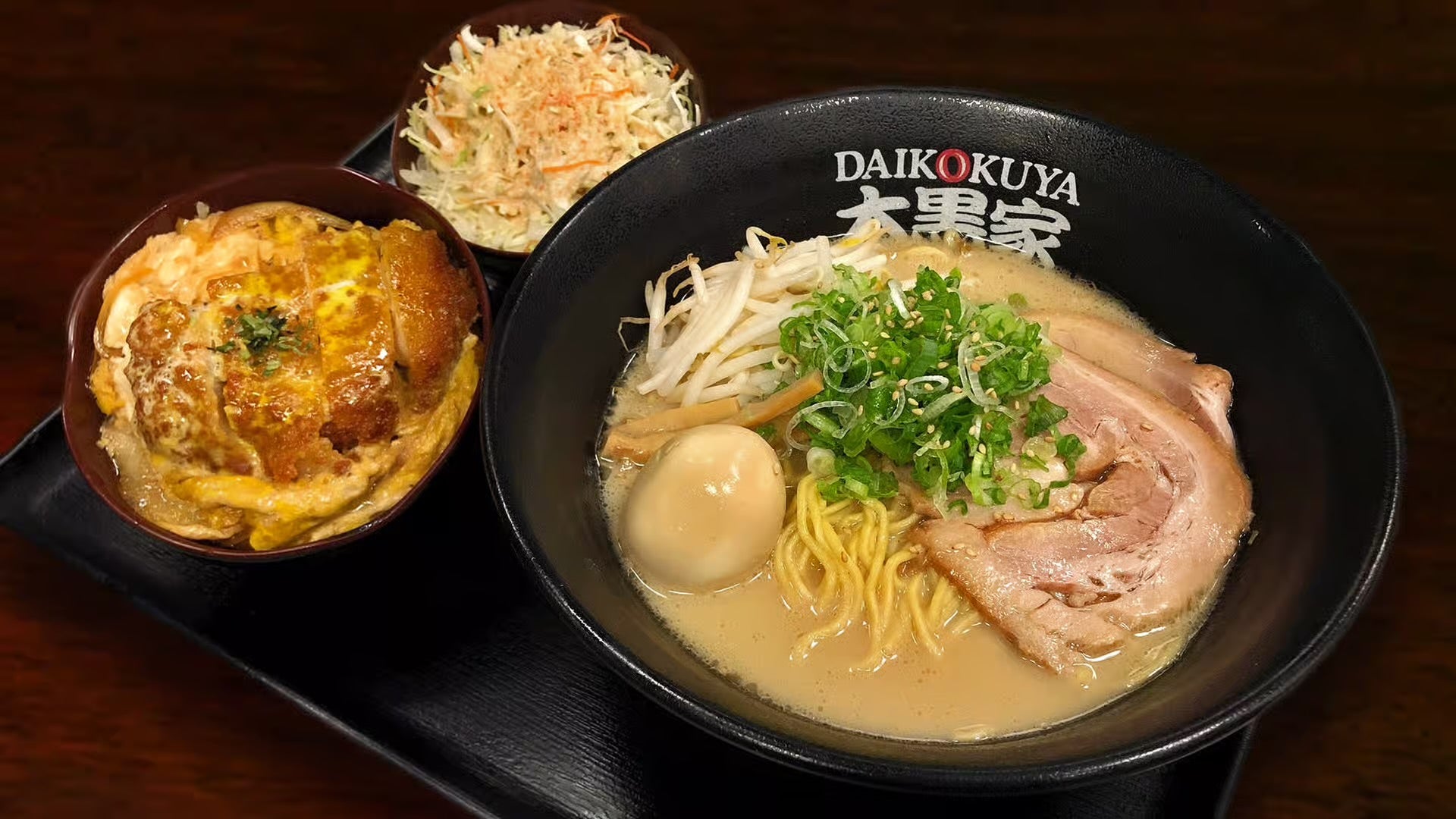 大黑拉麵和小豬排丼