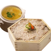 咸魚肉饼蒸飯+老火靓湯