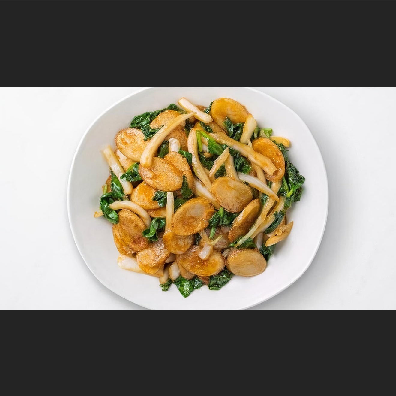 素食上海年糕炒麵