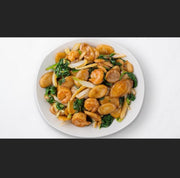 上海年糕佐蝦炒麵