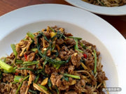 沙茶空心菜牛肉炒麵