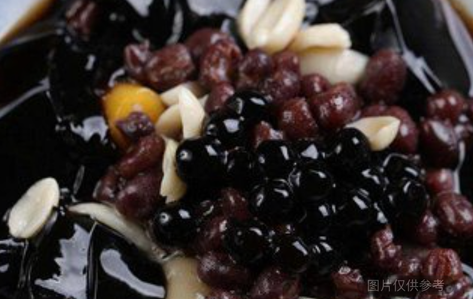 燒仙草（芋頭，紅豆，波霸，麻薯，鮮奶）