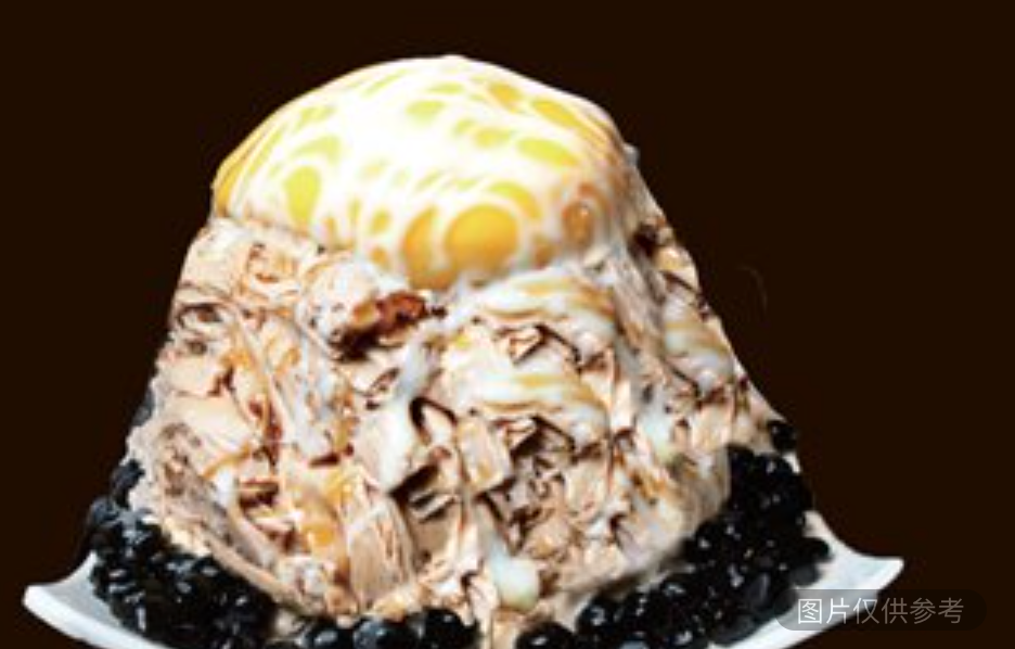 珍珠奶茶布丁雪花冰