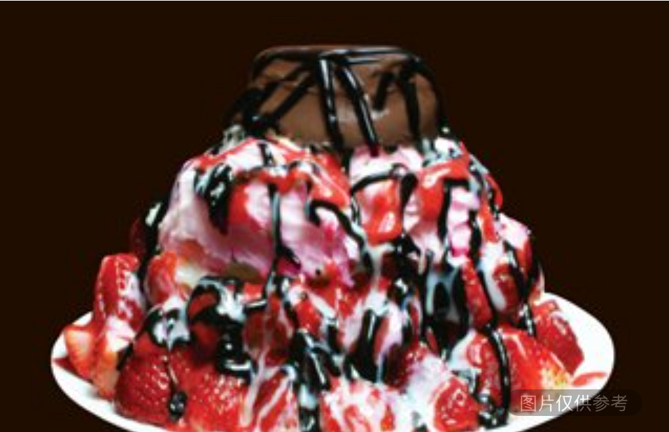 野莓巧克力雪花冰