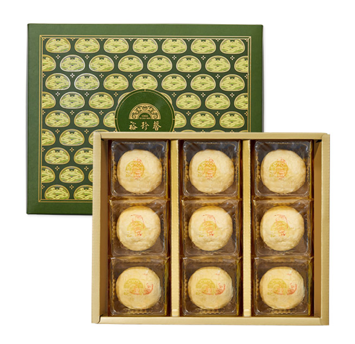 台灣 裕珍馨 綠豆椪-原味 (9個/盒)