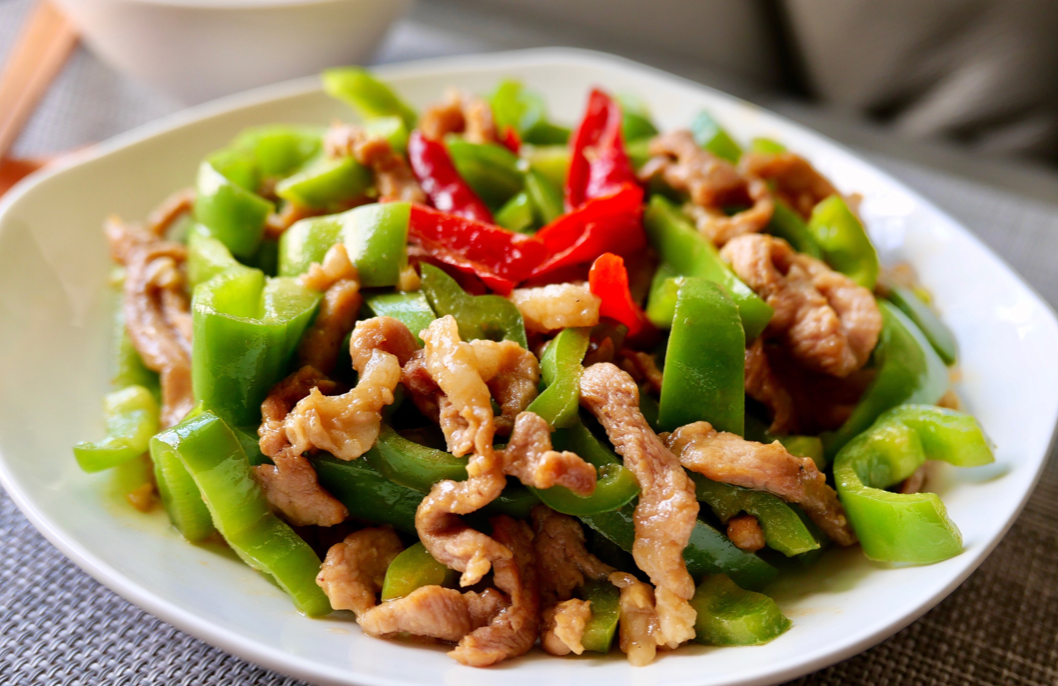 青椒炒肉絲