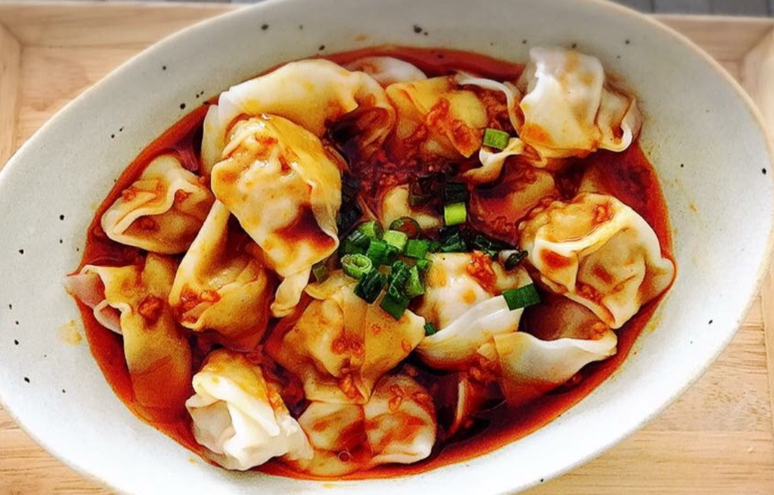 鮮蝦豬肉抄手（微辣）