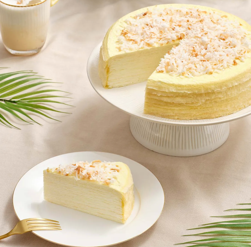 椰子千層蛋糕 9‘