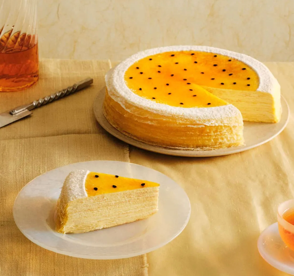 百香果千層蛋糕