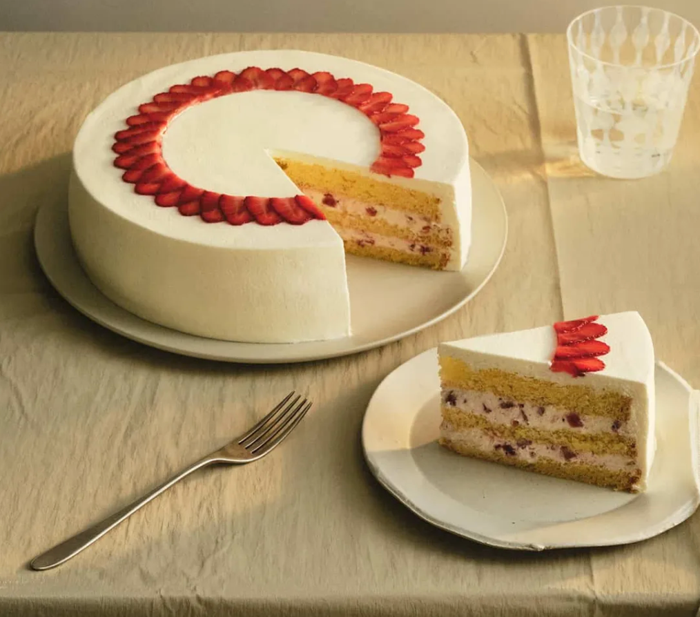 草莓奶油千層蛋糕 9‘