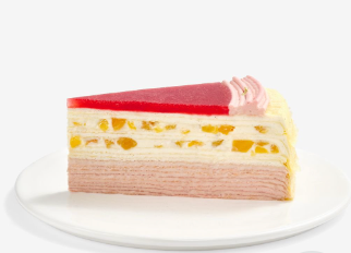 桃子梅爾巴千層蛋糕（塊）