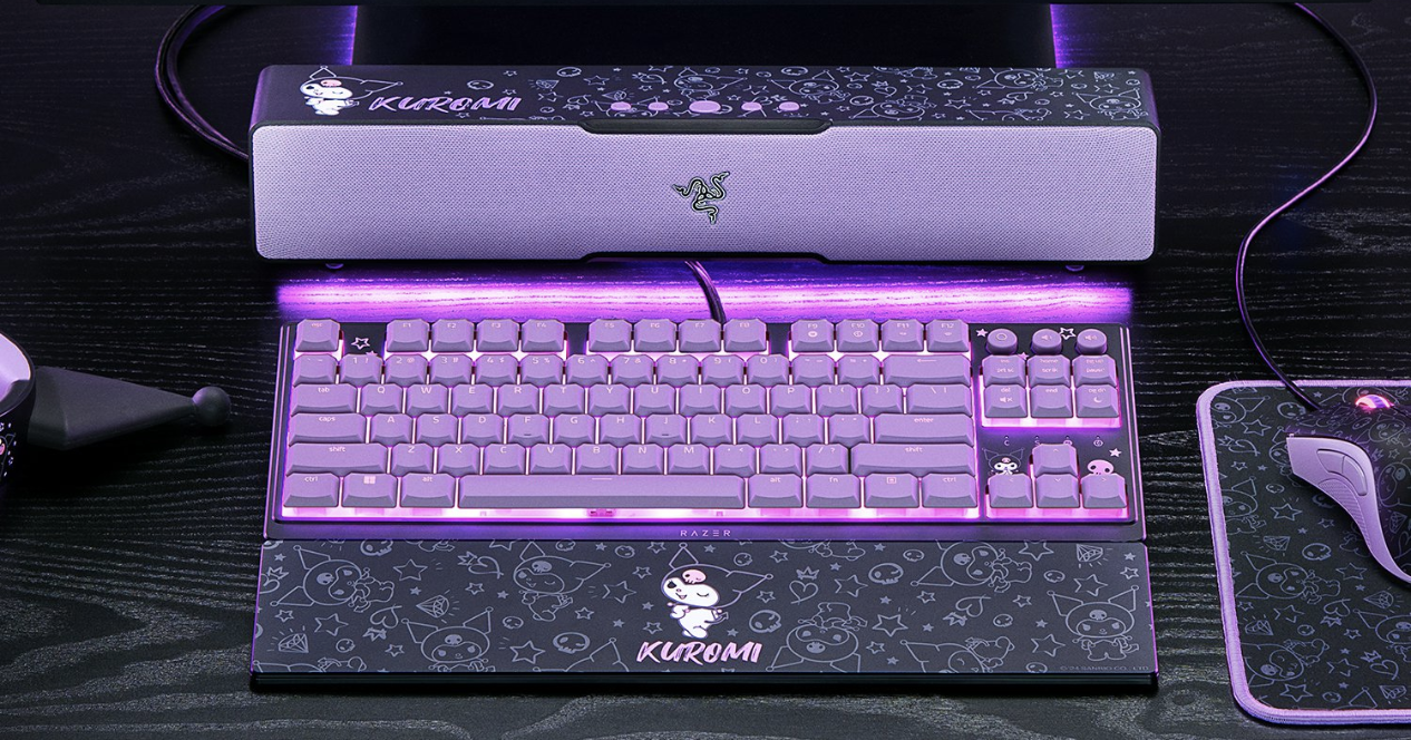 Razer Ornata V3 無數字鍵-Kuromi特別版