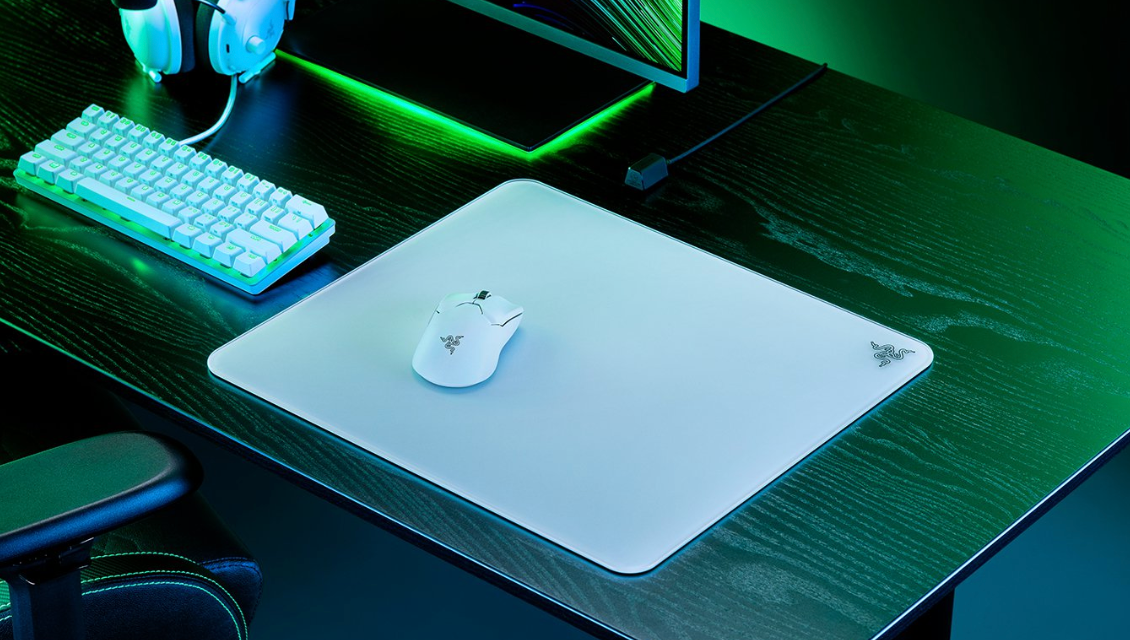 Razer Atlas鼠標墊 黑/白