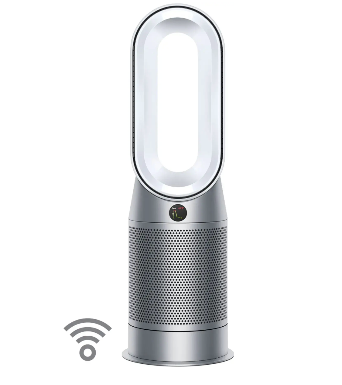 戴森 - 冷熱淨化器 - HP07 - 智慧塔式空氣清淨機、加熱器和風扇 - 白色/銀色