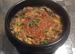 沙茶肥牛粉絲煲