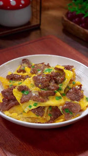 滑蛋炒牛肉