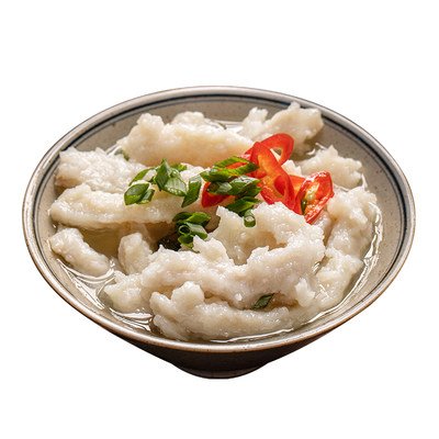 雙拼撈蝦子粗麵（雲吞，牛腩，豬手，魚滑，墨魚丸，魚丸）