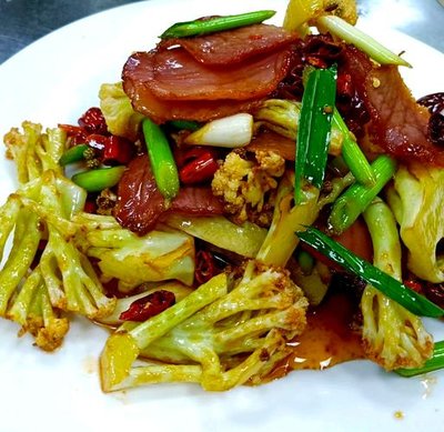 臘味炒臺山椰菜花