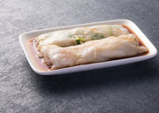 魚肉燒賣腸粉或牛腩腸粉+明火瑤柱白粥