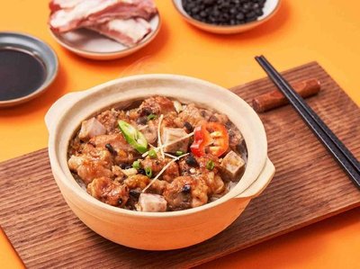 鼓汁排骨煲仔飯