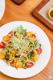 特式大蝦燒雞沙律配日式姜汁